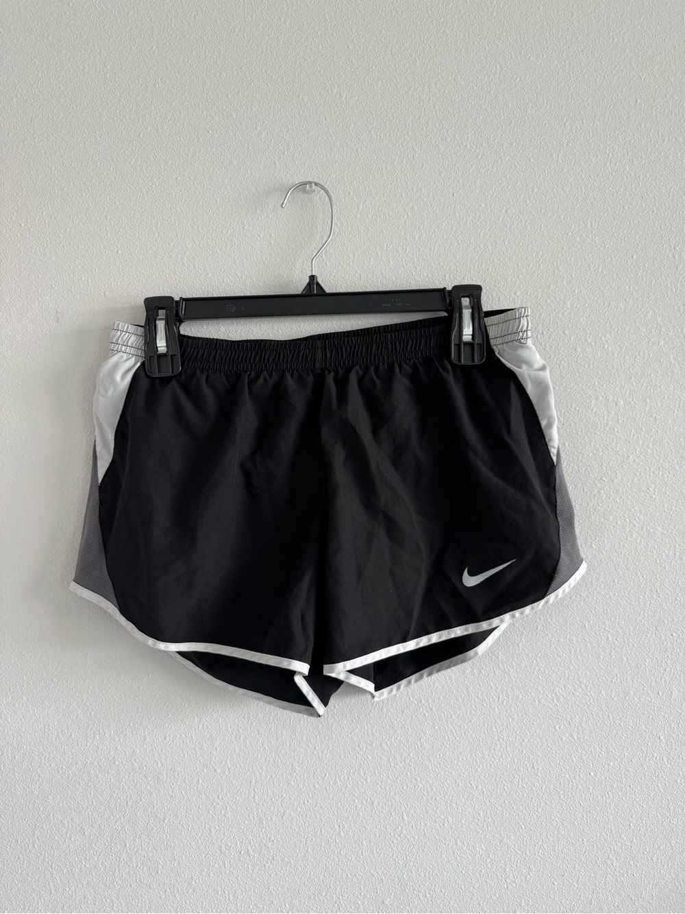 Nike Black Running Shorts with White Trim